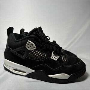 Size 9.5 - Nike Air Jordan 4 RetroWhite Thunder Men's Shoes Ships Now